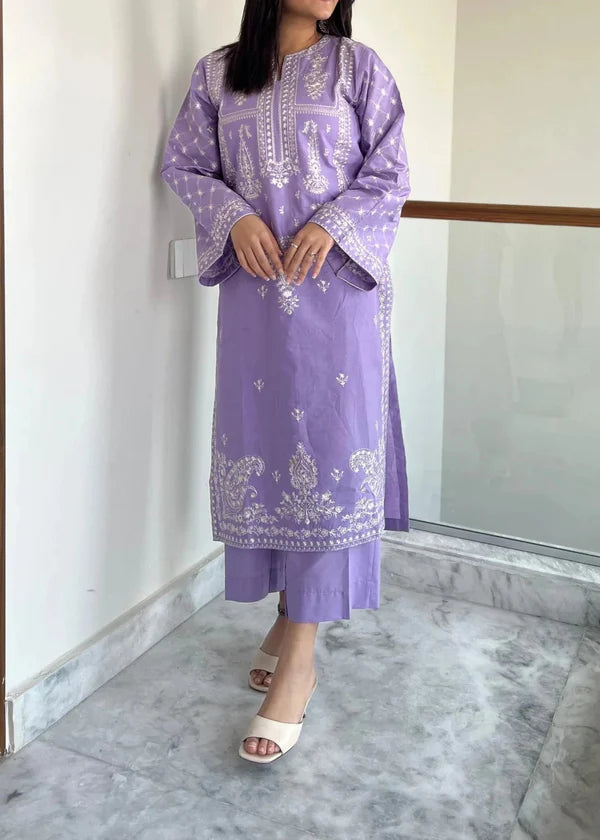 2 PCS LAWN - LILAC