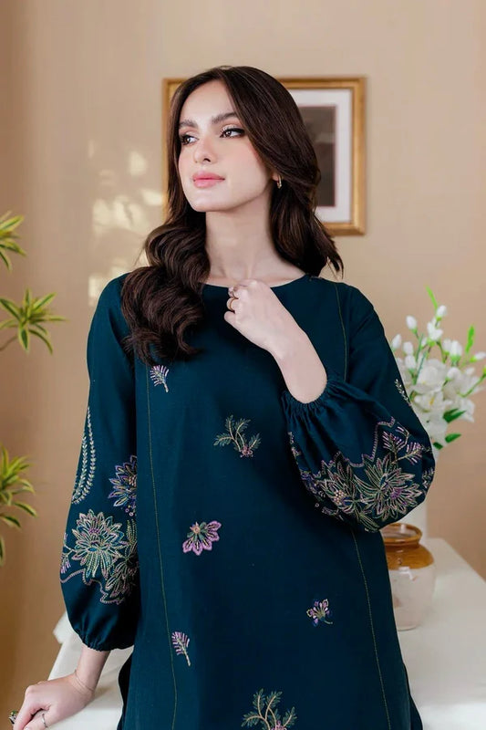 2 PCS LAWN  TEAL