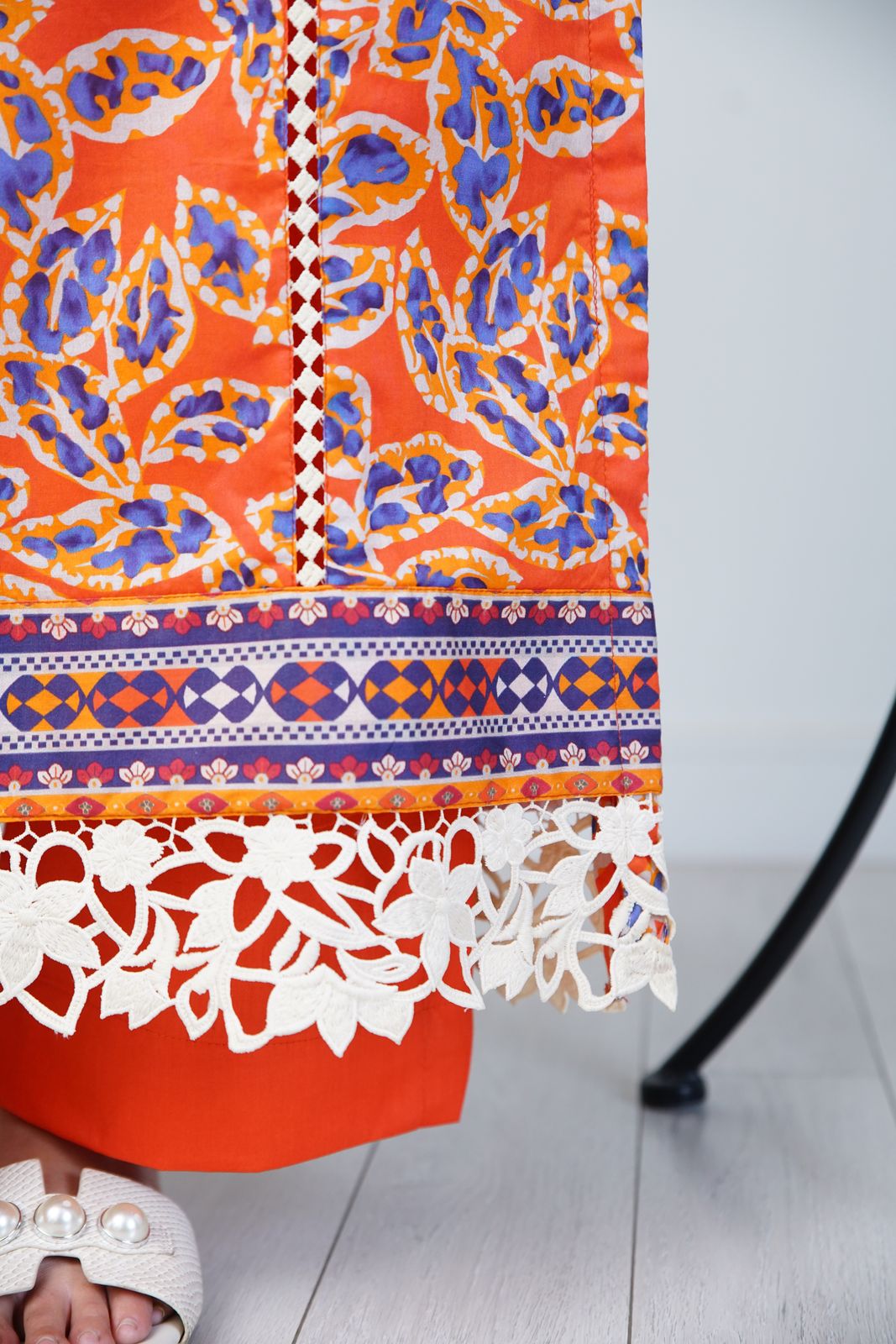 3 pcs printed lawn