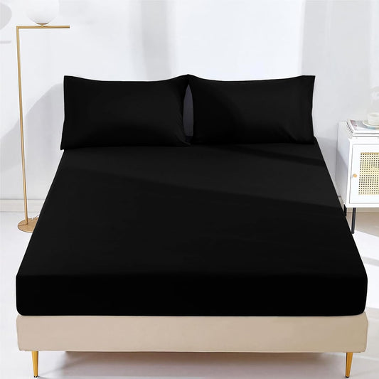 3 PCS Fitted sheet - Black